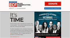 Desktop Screenshot of blackconservativesfund.com